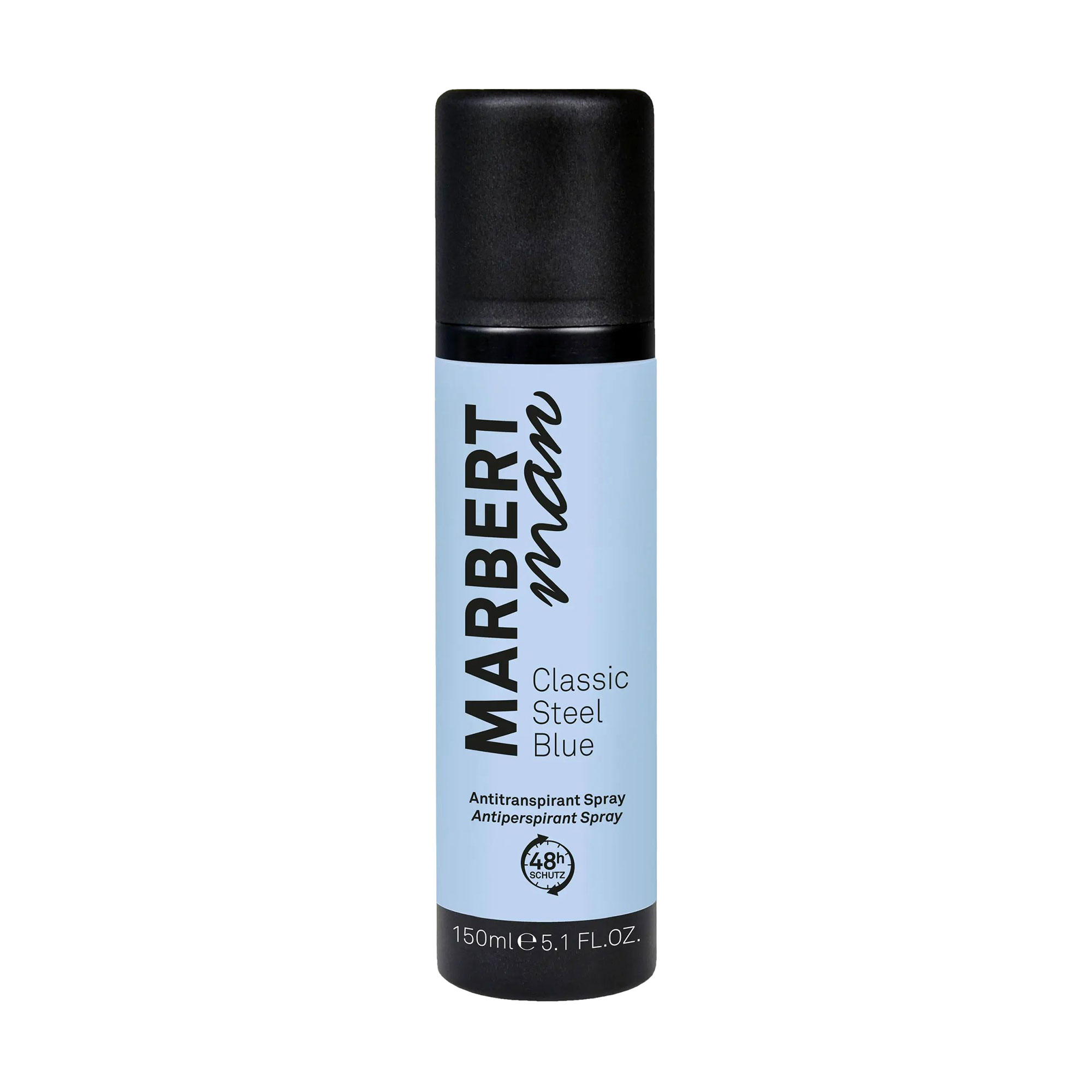 Дезодорант-спрей антиперспірант Marbert Man Classic Steel Blue Antiperspirant Spray чоловічий, 150 мл